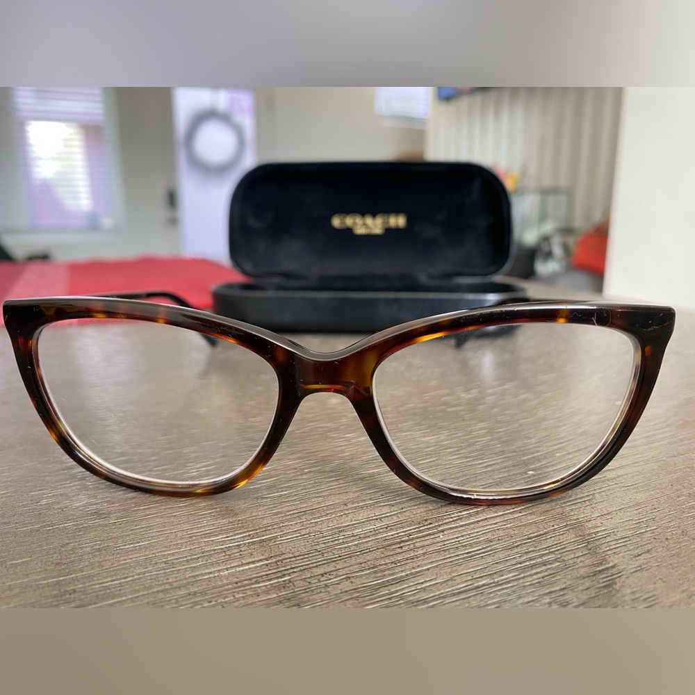 Coach glasses. Currently have prescription lenses in there